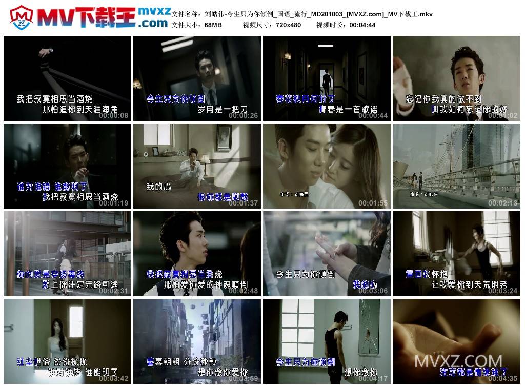 刘皓伟-今生只为你倾倒_国语_流行_MD201003